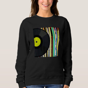 Vinyl Record Collecting  Vinyl Album Collection Sweatshirt