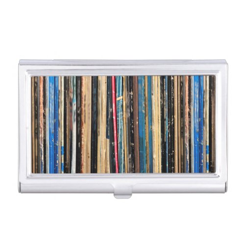 Vinyl Record Collector DJ Music Lovers Gift Business Card Case