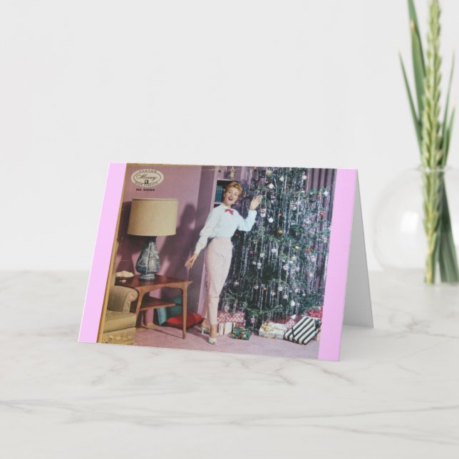 Vinyl Record Cover Christmas card (Front)