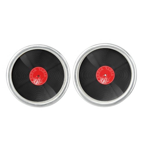 Vinyl Record Cufflinks