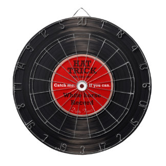 vinyl record dart board