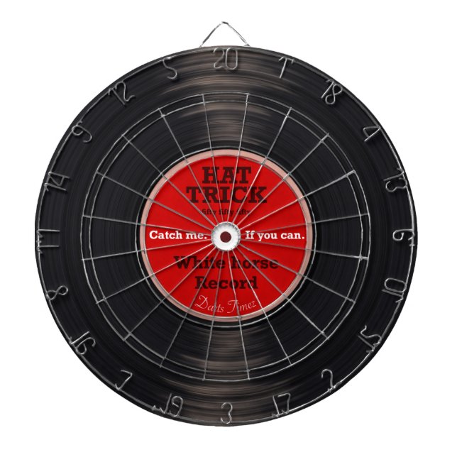 vinyl record dart board (Front)