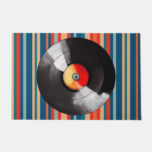Vinyl Record Door Mat
