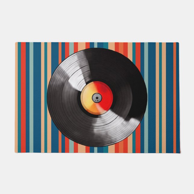 Vinyl Record Door Mat (Front)