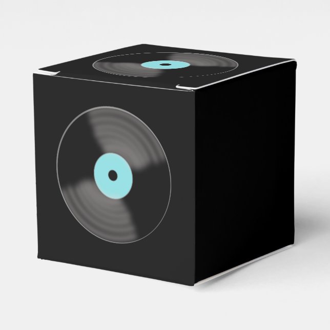 Vinyl Record Favor Boxes (Front Side)