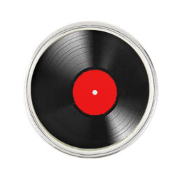 &quot;Vinyl Record&quot; gifts and products Lapel Pin