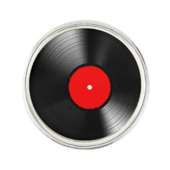 "vinyl Record" Gifts And Products Lapel Pin by yackerscreations at Zazzle
