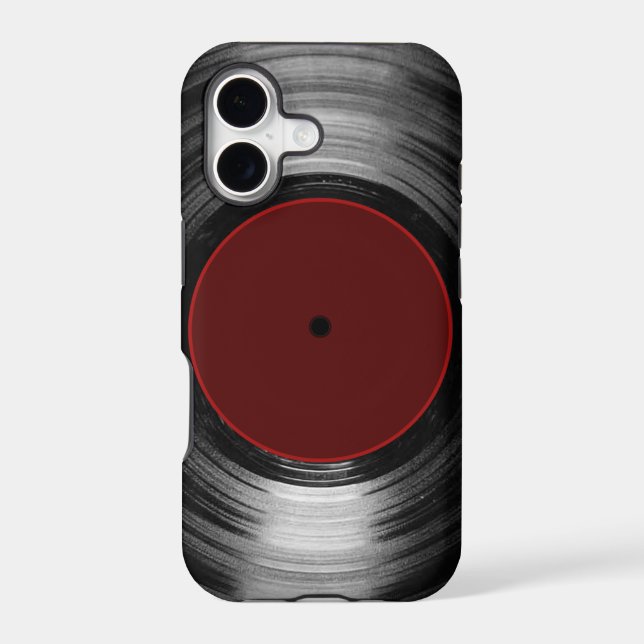 vinyl record iphone case (Back)