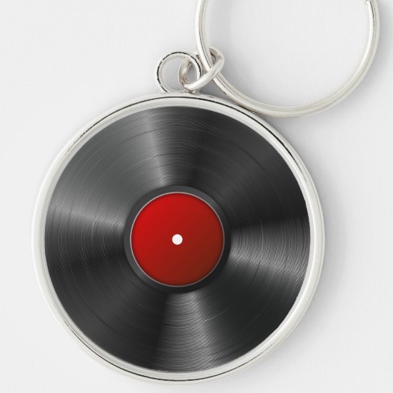 Vinyl Record Keychain