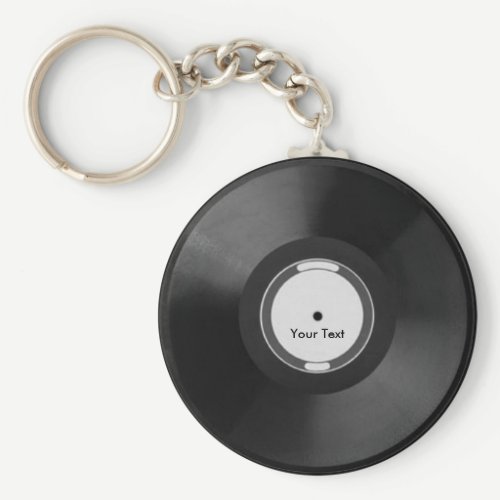 Vinyl.Record Keychain