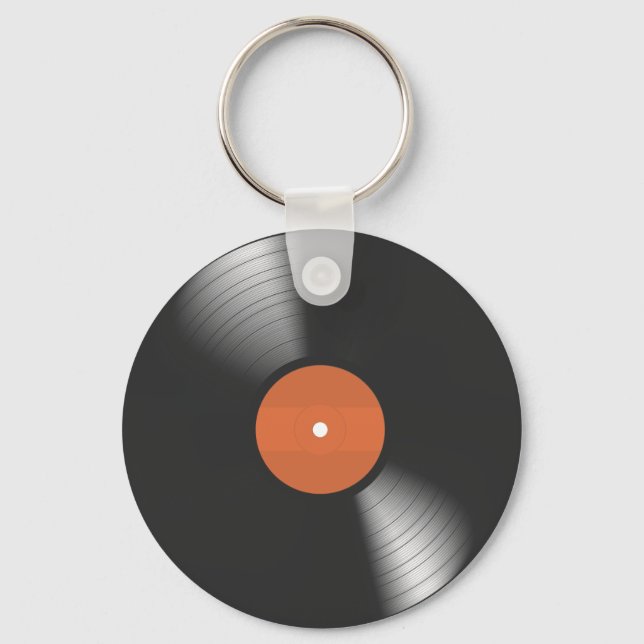 Vinyl Record Keychain (Front)
