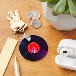 Vinyl Record  Keychain