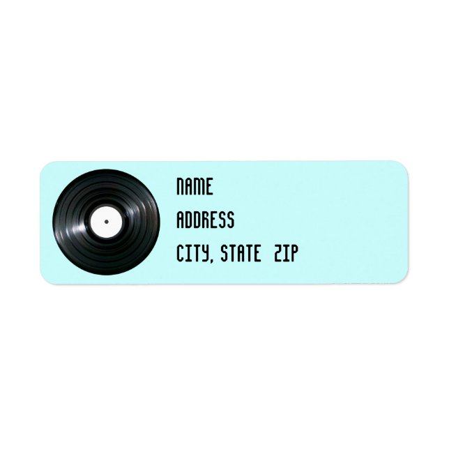 Vinyl Record Label (Front)