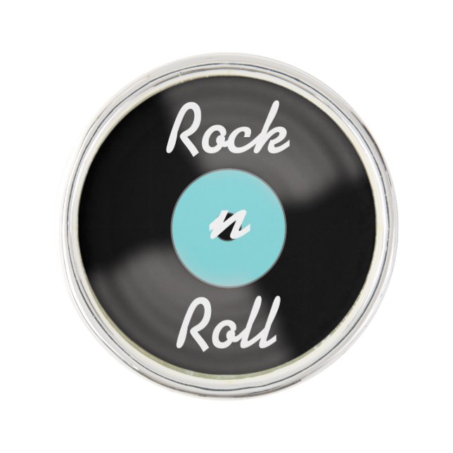Vinyl Record Lapel Pin Gift (Front)