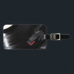 Vinyl Record Luggage Tag<br><div class="desc">A beautiful product featuring a photograph of a vinyl record. Perfect for classic music fans,  musicians,  or anyone who likes vintage photography.</div>