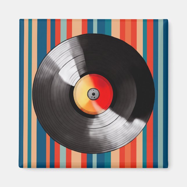 Vinyl Record Magnet (Front)