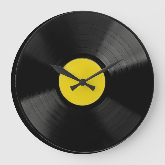 Vinyl Record Music Clock (Front)