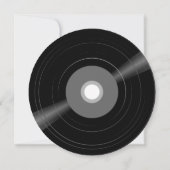 vinyl record music invite birthday wedding invite | Zazzle