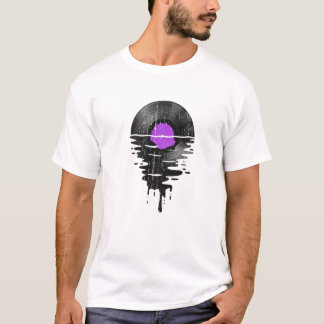 Vinyl Record Music LP Classic 80S Sunset T-Shirt