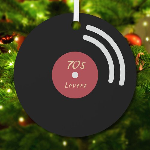 Vinyl Record Ornament