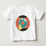 Vinyl-record-player-hand-scratch Baby T-shirt at Zazzle