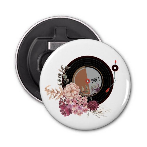 vinyl record player thank you stickers gift tags f bottle opener