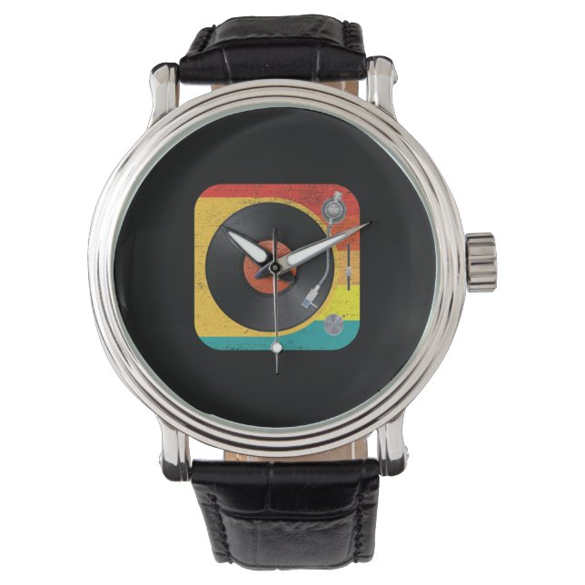 Vinyl Record Player Watch (Front)
