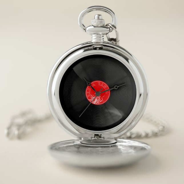 Vinyl Record  Pocket Watch (Inside)