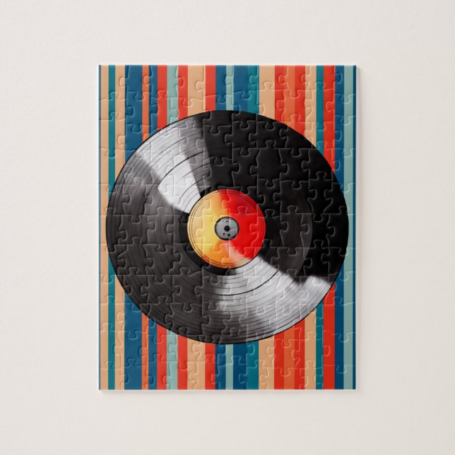 Vinyl Record Puzzle (Vertical)