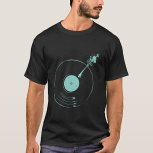 Vinyl Record Retro Music Vintage Disc Jockey Gift  T-Shirt