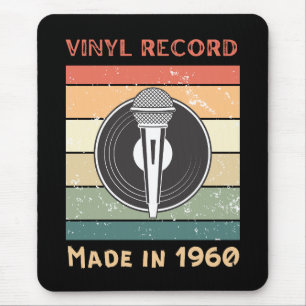 Vinyl record Retro style Mouse Pad