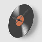 Vinyl Record Round Clock (Angle)