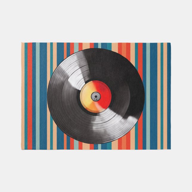 Vinyl Record Rug (Front)