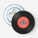 Vinyl Record Single Design Bottle Opener