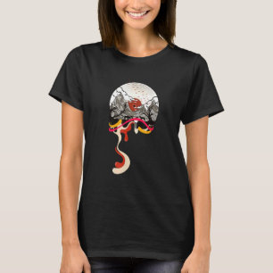 Vinyl Record Sun Set Shimmer Landscape Musican T-Shirt