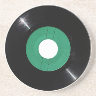 Vinyl record transparent PNG Coaster