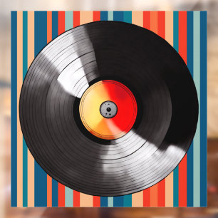 Vinyl Record Window Cling