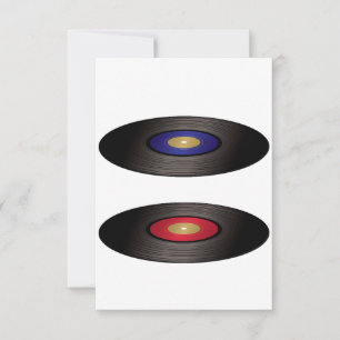 Vinyl Records Invitations
