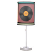 Vinyl records: retro LP set. Table Lamp (Front)