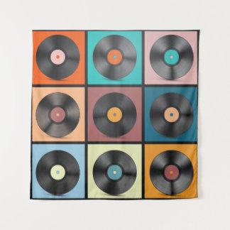 Vinyl records: retro LP set. Tapestry