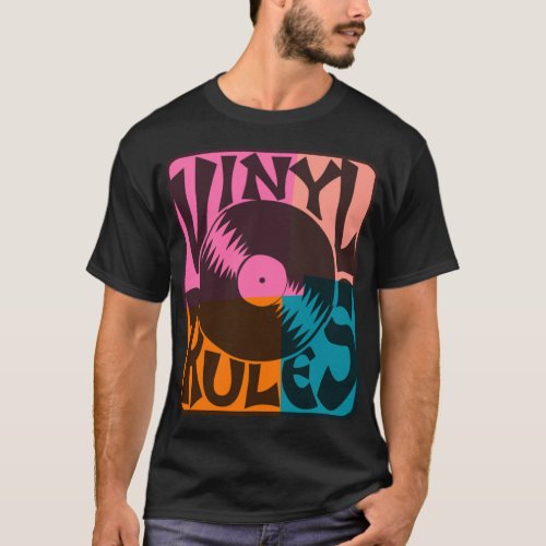 Vinyl Records Rule Pop Art Essential T_Shirt