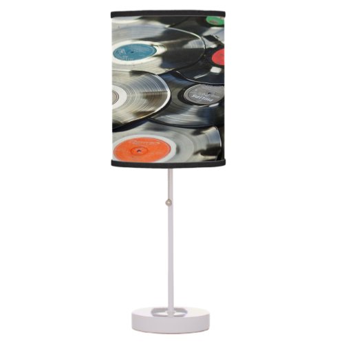 Vinyl Records Table Lamp
