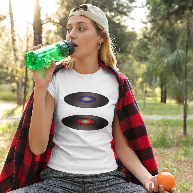 Vinyl Records Womens T-Shirt (Creator Uploaded)