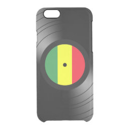 Vinyl reggae clear iPhone 6/6S case
