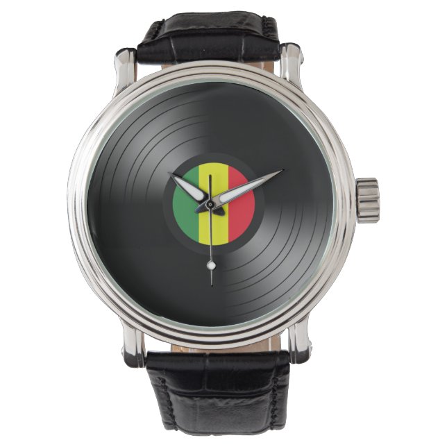 Vinyl reggae watch (Front)
