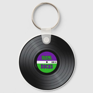 Vinyl Rocks LP Keychain