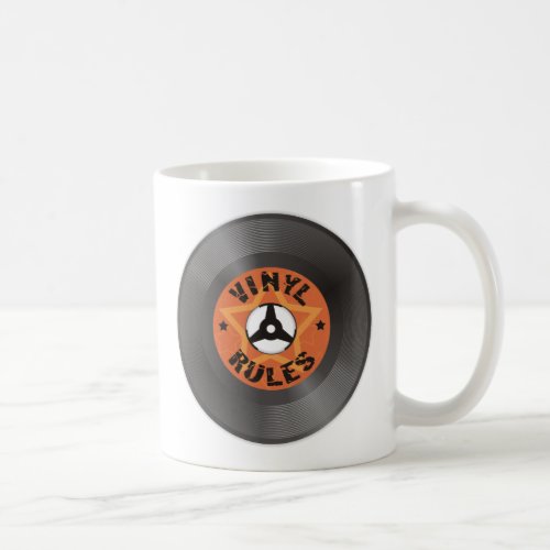 Vinyl Rules Coffee Mug
