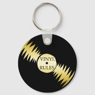 VINYL RULES KEYCHAIN