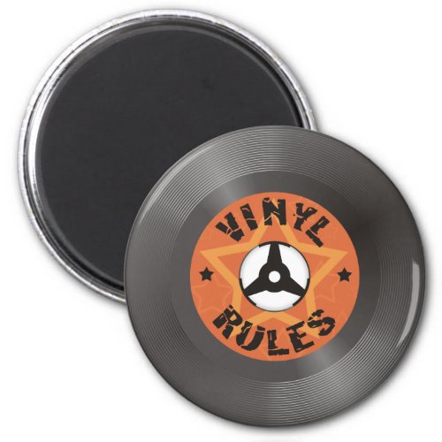 Vinyl Rules Magnet