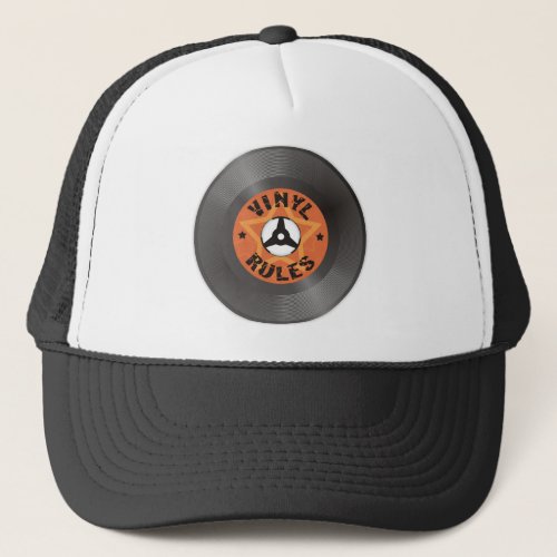 Vinyl Rules Trucker Hat